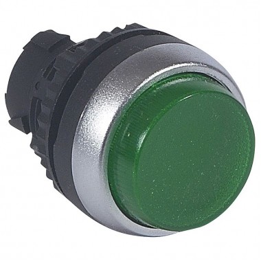 Головка кнопки Legrand Osmoz 22.3 мм, IP66, Зеленый, артикул 024027