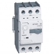 Силовой автомат для защиты двигателя Legrand MPX³ 8А 3P, термомагнитный расцепитель, артикул 417309