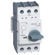 Силовой автомат для защиты двигателя Legrand MPX³ 1А 3P, термомагнитный расцепитель, артикул 417324