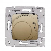 Термостат комнатный Legrand GALEA LIFE, титан, артикул 775694