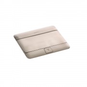 Выдвижной розеточный блок - неукомплектованный - IP 40 - 4 модуля - нержавеющая сталь, артикул 054021