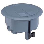Напольная коробка, IP 20, RAL 7031, 3 модуля, артикул 089644