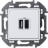 Зарядное устройство с двумя USB-разьемами A-C 240В/5В 3000мА - INSPIRIA - белый, 673760