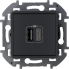 Зарядное устройство с двумя USB-разьемами A-C 240В/5В 3000мА - INSPIRIA - антрацит, 673763