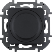 Светорегулятор поворотный без нейтрали 300Вт - INSPIRIA - антрацит, 673793