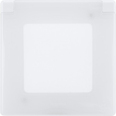 Рамка с защитной крышкой IP 44 - INSPIRIA - белый, 673920
